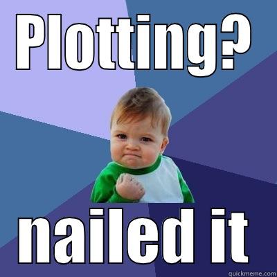 PLOTTING? NAILED IT Success Kid