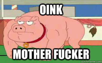 Oink Mother Fucker - Oink Mother Fucker  Family Guy Pig
