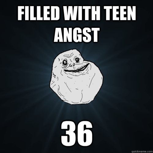 Filled with teen angst 36 - Filled with teen angst 36  Forever Alone