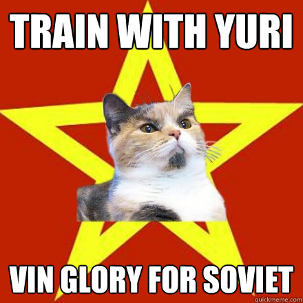 train with yuri vin glory for soviet  Lenin Cat