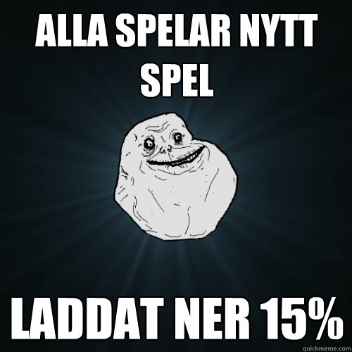 alla spelar nytt spel laddat ner 15%  Forever Alone