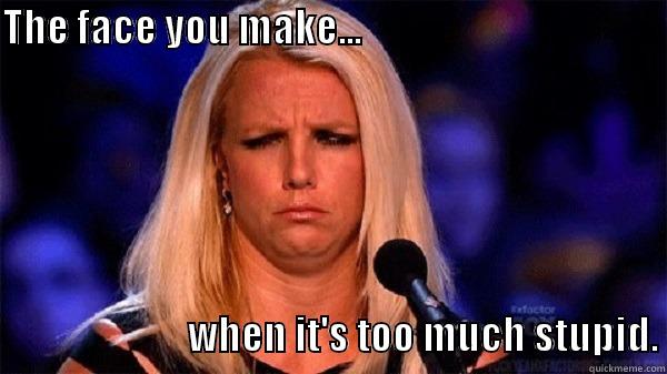 egggr rbwbr - THE FACE YOU MAKE...                                                                       WHEN IT'S TOO MUCH STUPID. Misc