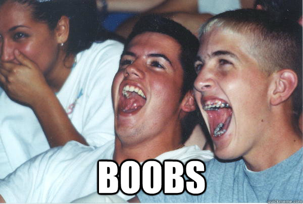  BOOBS  Immature High Schoolers