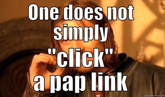ONE DOES NOT SIMPLY 