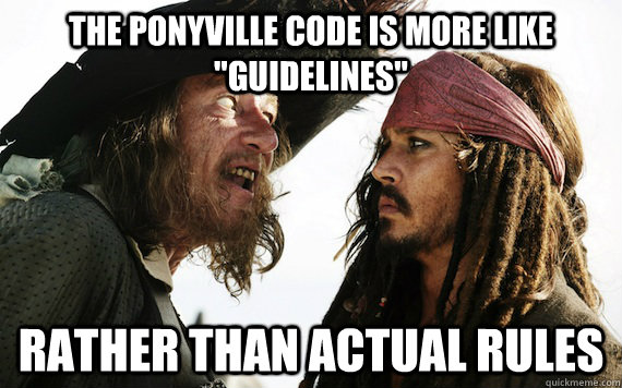The Ponyville Code Is More Like 
