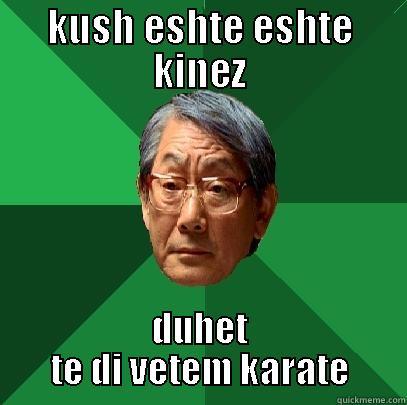 KUSH ESHTE ESHTE KINEZ DUHET TE DI VETEM KARATE High Expectations Asian Father