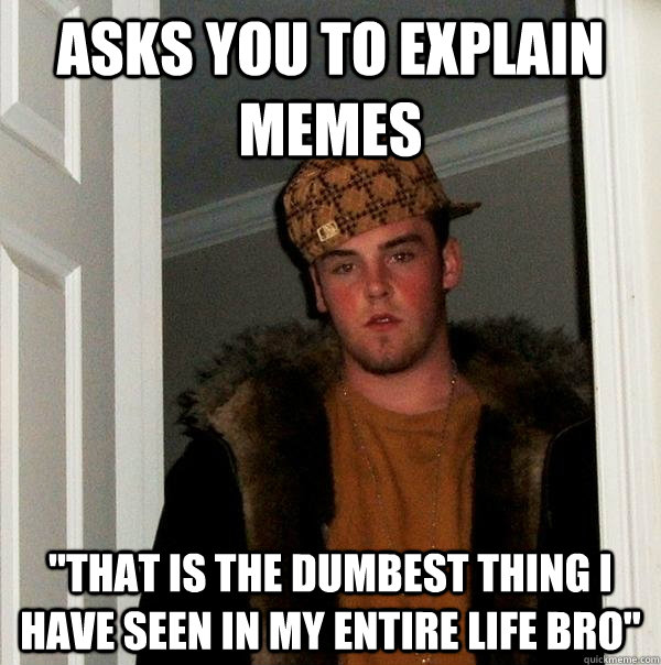 Asks you to explain memes 