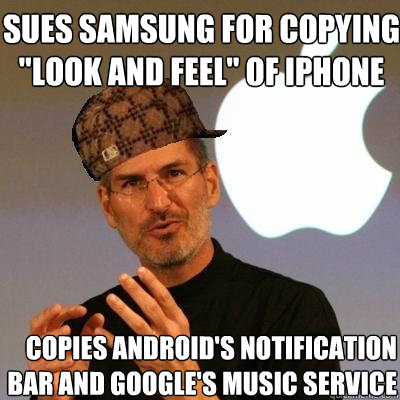 Sues Samsung for copying 