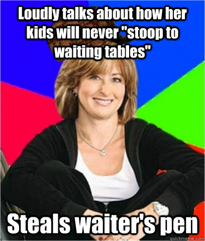Loudly talks about how her kids will never 