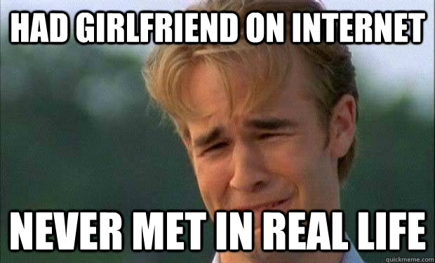 had girlfriend on internet never met in real life   james vanderbeek crying