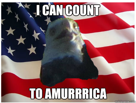 I can count To Amurrrica - I can count To Amurrrica  Derpy Eagle