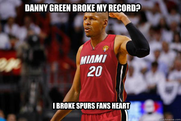 Danny Green broke my record? I broke Spurs fans heart - Danny Green broke my record? I broke Spurs fans heart  Misc