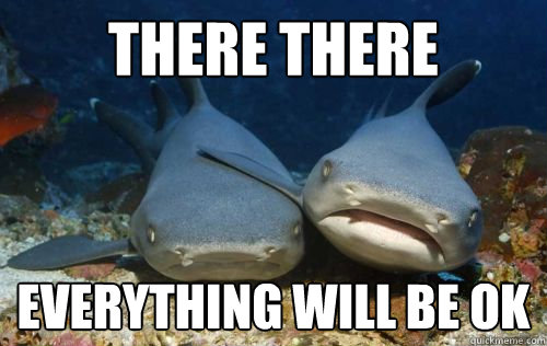 there there everything will be ok - there there everything will be ok  Sympathetic shark