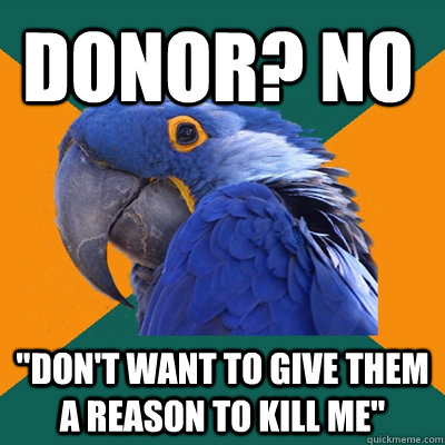 Donor? No 