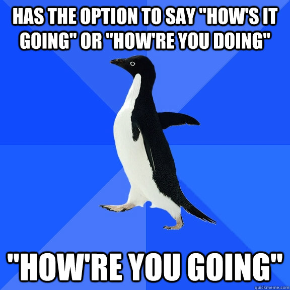 Has the option to say 