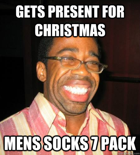 Gets present for christmas mens socks 7 pack - Gets present for christmas mens socks 7 pack  Overexcited Black Guy