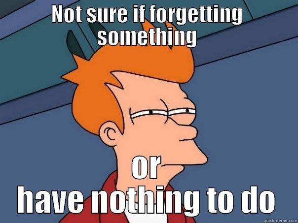 NOT SURE IF FORGETTING SOMETHING OR HAVE NOTHING TO DO Futurama Fry