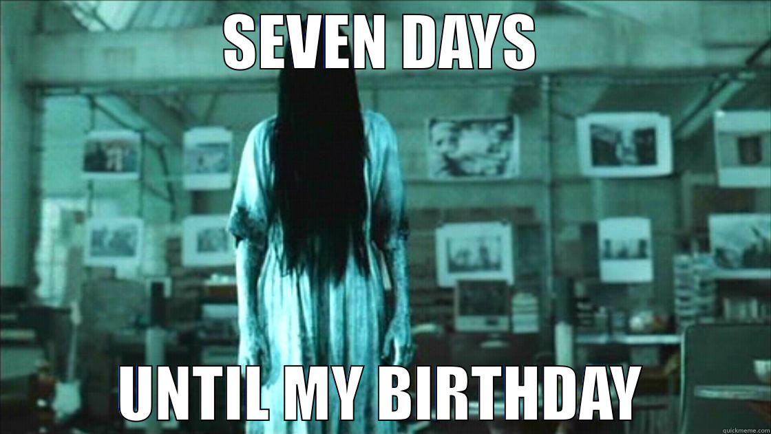 SEVEN DAYS UNTIL MY BIRTHDAY Misc