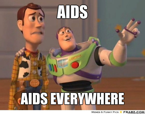 AIDS Aids everywhere  Buzzlightyear