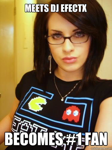 Meets DJ eFectX becomes #1 fan  Cool Chick Carol