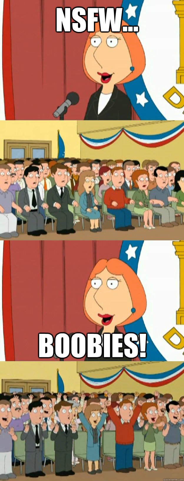 NSFW... Boobies!  Lois Griffin