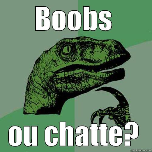 BOOBS OU CHATTE? Philosoraptor