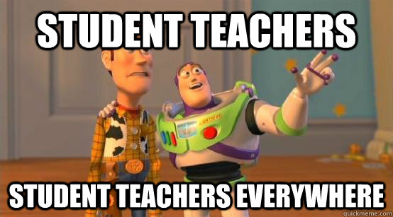 student teachers student teachers everywhere  Buzz Glitter
