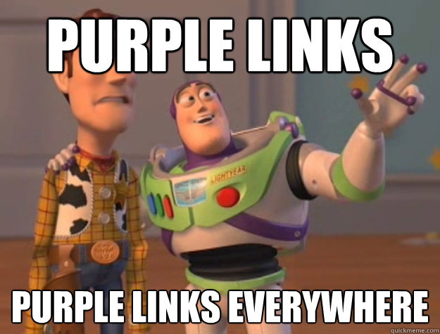 Purple Links Purple links everywhere - Purple Links Purple links everywhere  Buzz Lightyear