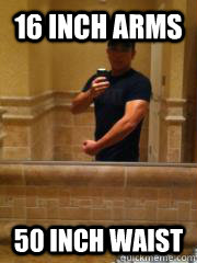 16 inch arms 50 inch waist - 16 inch arms 50 inch waist  paulkim