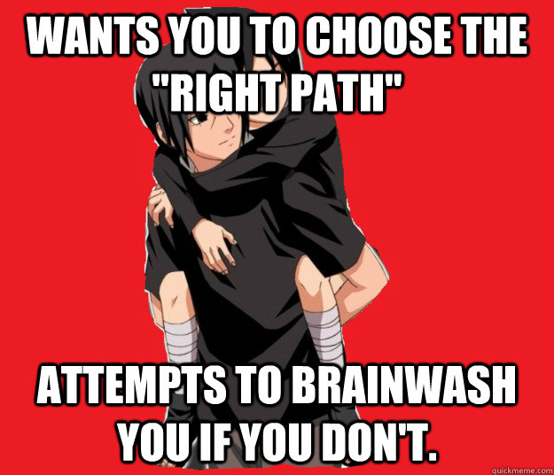 wants you to choose the 