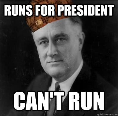 Runs for president Can't run  