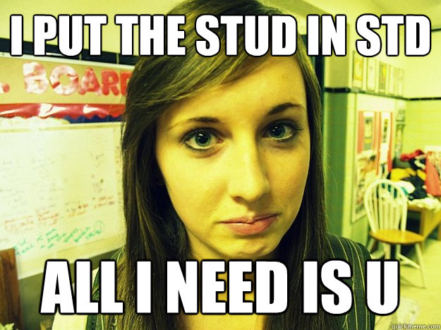 I put the STUD in STD all i need is u  