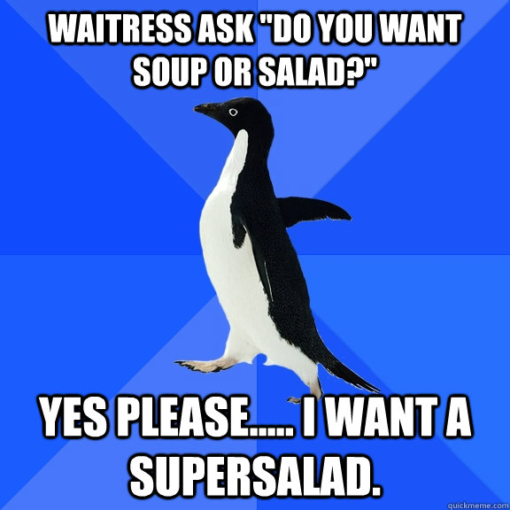 Waitress ask 