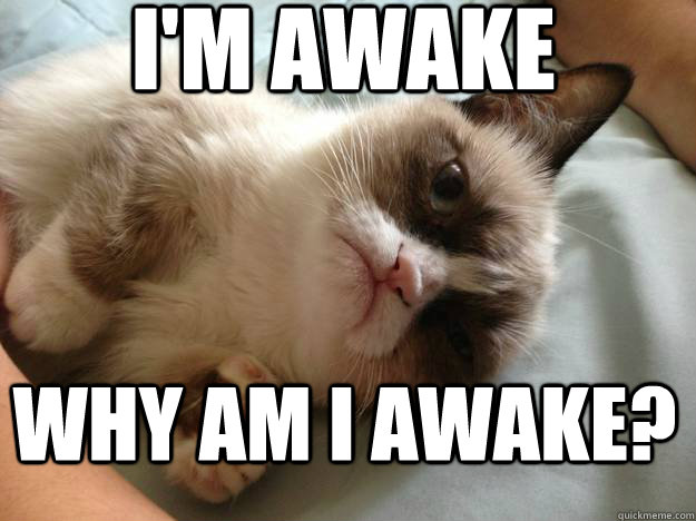 I'm awake why am i awake?  