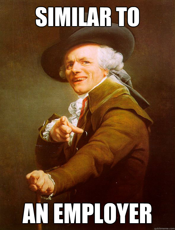 similar to an employer  Joseph Ducreux
