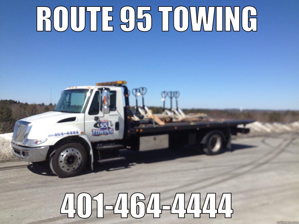 ROUTE 95 - ROUTE 95 TOWING 401-464-4444 Misc