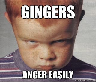 Gingers Anger Easily - Gingers Anger Easily  Angry ginger