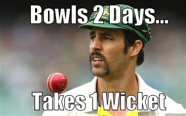        BOWLS 2 DAYS...              TAKES 1 WICKET     Misc