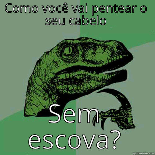 COMO VOCÊ VAI PENTEAR O SEU CABELO SEM ESCOVA? Philosoraptor