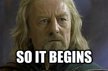 SO IT BEGINS - SO IT BEGINS  Commence Theoden