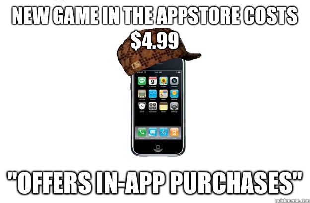 New game in the AppStore costs $4.99 