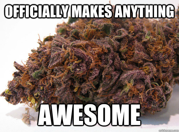Officially makes ANYTHING awesome - Officially makes ANYTHING awesome  Good Guy Marijuana