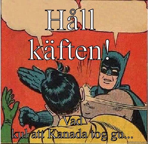 Os fiasko - HÅLL KÄFTEN! VAD KUL ATT KANADA TOG GU... Batman Slapping Robin