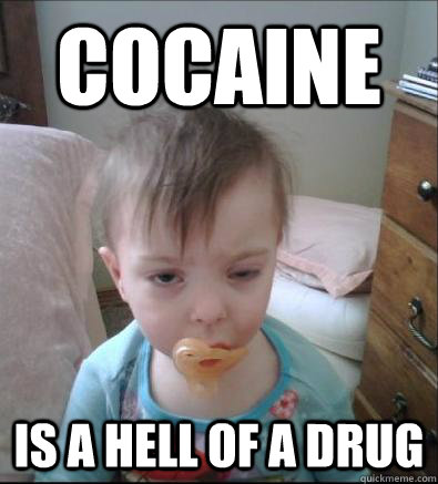 Cocaine is a hell of a drug  Party Toddler