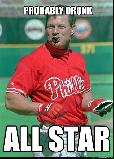 probably drunk All Star  