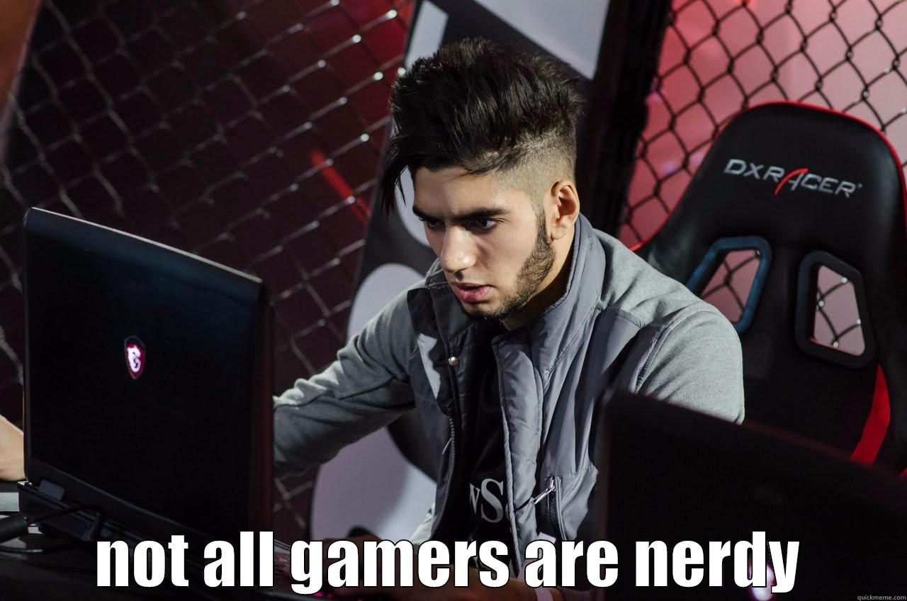  NOT ALL GAMERS ARE NERDY Misc