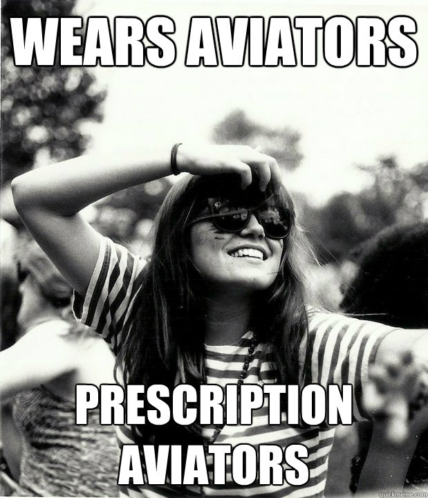 Wears Aviators Prescription Aviators  Georgetown Hipster