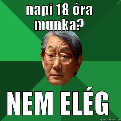NAPI 18 ÓRA MUNKA? NEM ELÉG High Expectations Asian Father