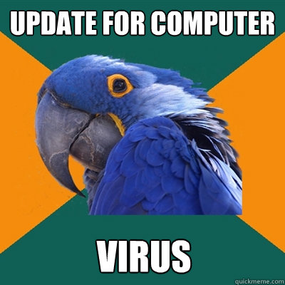 Update for computer Virus  Paranoid Parrot