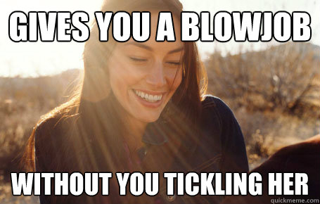 Gives you a blowjob Without you tickling her - Gives you a blowjob Without you tickling her  Awesome Girlfriend Alice
